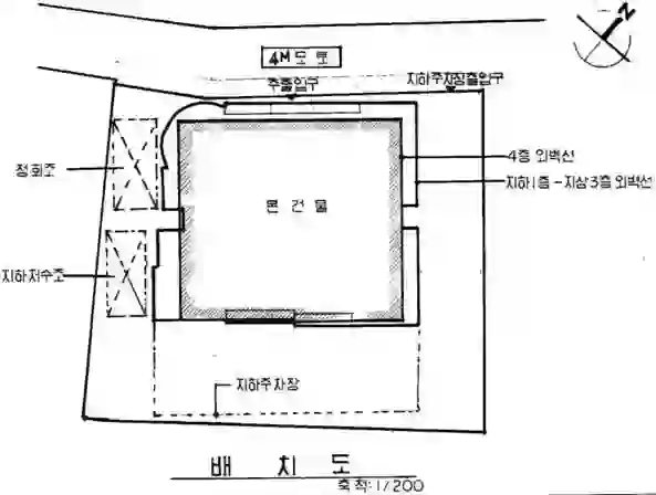 한남동 737-6 배치도 이미지